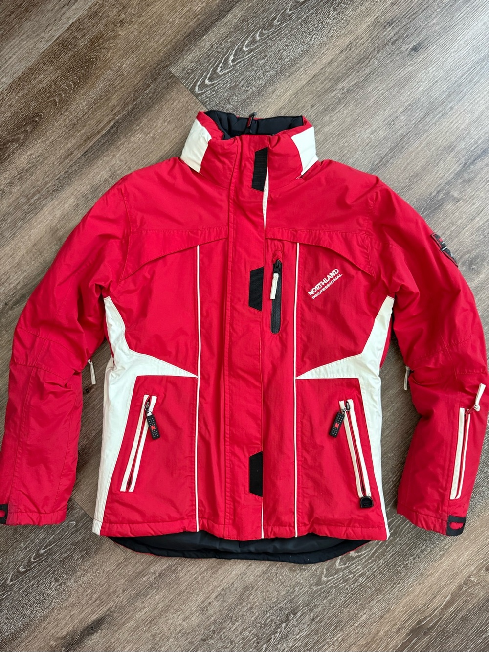 Northland Professional Women’s Waterproof Ski Jacket Red/White Size DE 34 US S